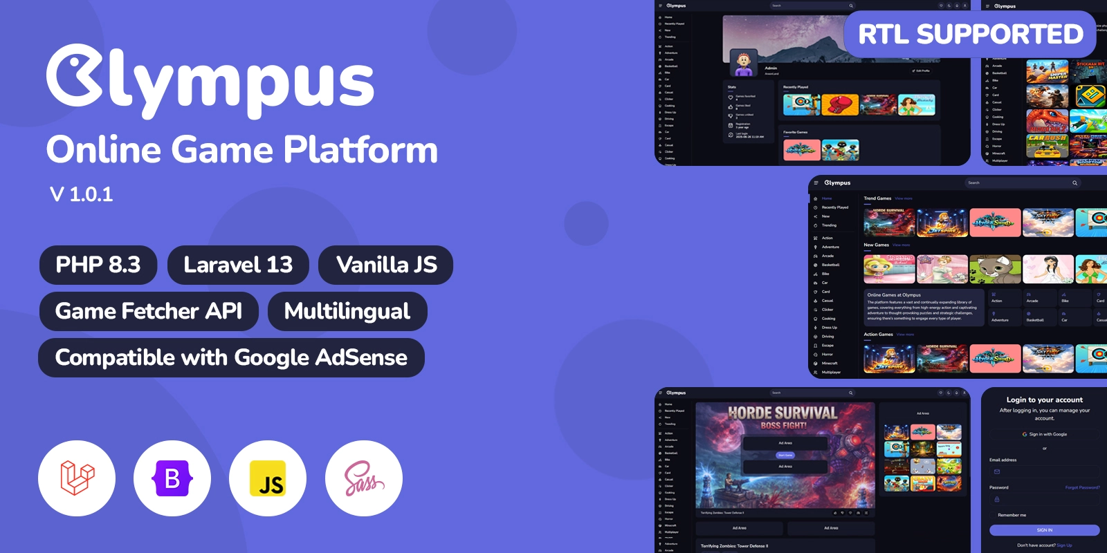 Gaming CMS